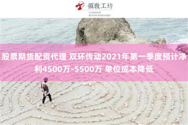 股票期货配资代理 双环传动2021年第一季度预计净利4500万-5500万 单位成本降低