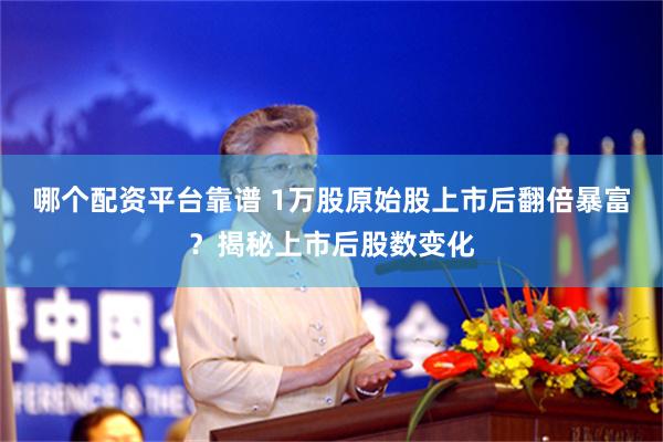 哪个配资平台靠谱 1万股原始股上市后翻倍暴富？揭秘上市后股数变化