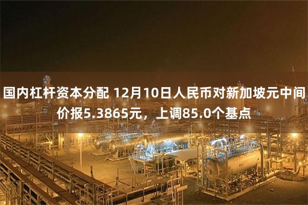 国内杠杆资本分配 12月10日人民币对新加坡元中间价报5.3865元，上调85.0个基点